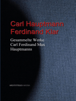 Gesammelte Werke Carl Ferdinand Max Hauptmanns