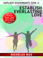 Establish Everlasting Love: Explicit Statements (1215 +)