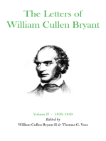 The Letters of William Cullen Bryant