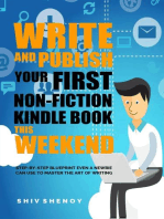 Write and Publish Your First Non-Fiction Kindle Book This Weekend