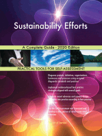 Sustainability Efforts A Complete Guide - 2020 Edition