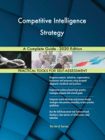 Competitive Intelligence Strategy A Complete Guide - 2020 Edition