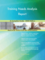 Training Needs Analysis Report A Complete Guide - 2020 Edition