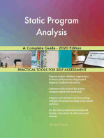 Static Program Analysis A Complete Guide - 2020 Edition