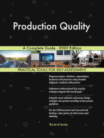 Production Quality A Complete Guide - 2020 Edition