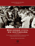 Sociedad civil en dictadura: Relaciones transnacionales, organizaciones y socialización política en Chile