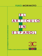 El artículo en español