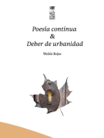 Poesía continua & Deber de urbanidad: (Antología 1965-2001)