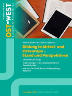 Bildung in Mittel- und Osteuropa - Stand und Perspektiven: OST-WEST. Europäische Perspektiven 2/19