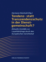 Tendenz- statt Transzendenzschutz in der Dienstgemeinschaft?: Aktuelle Anstöße zur Loyalitätsfrage durch den Europäischen Gerichtshof