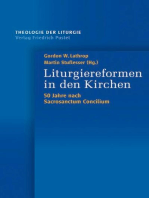 Liturgiereformen in den Kirchen: 50 Jahre nach "Sacrosanctum Concilium"