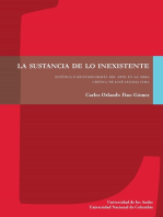 La sustancia de lo inexistente: Estética e historiografía del arte en la obra crítica de José Lezama Lima