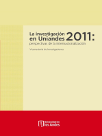 La investigación en Uniandes 2011