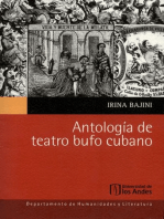 Antología de teatro bufo cubano