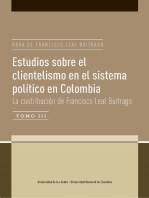 Estudios sobre el clientelismo en el sistema político en Colombia. La contribución de Francisco Leal Buitrago: Obra de Francisco Leal Buitrago Tomo III