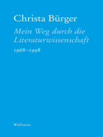 Mein Weg durch die Literaturwissenschaft: 1968-1998