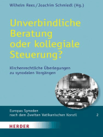 Unverbindliche Beratung oder kollegiale Steuerung?: Kirchenrechtliche Überlegungen zu synodalen Vorgängen