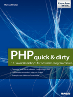 PHP quick & dirty: 12 Praxis-Workshops für schnelles Programmieren