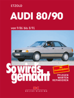 Audi 80/90 9/86 bis 8/91: So wird's gemacht - Band 59
