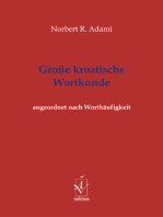 Große kroatische Wortkunde: angeordnet nach Worthäufigkeit