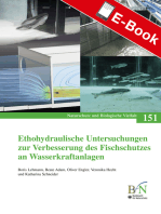 Ethohydraulische Untersuchungen zur Verbesserung des Fischschutzes an Wasserkraftanlagen: Naturschutz und Biologische Vielfalt Heft 151