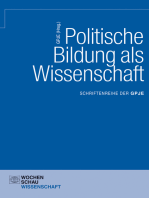 Politische Bildung als Wissenschaft: Schriftenreihe der GPJE