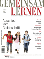 Abschied vom Gleichschritt: Gemeinsam lernen 3/2015