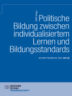 Politische Bildung zwischen individualisiertem Lernen und Bildungsstandards: Schriftenreihe der GPJE