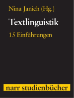 Textlinguistik: 15 Einführungen