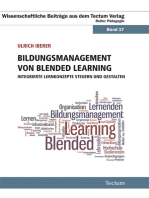 Bildungsmanagement von Blended Learning: Integrierte Lernkonzepte steuern und gestalten