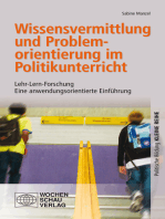 Wissensvermittlung und Problemorientierung im Politikunterricht: Lehr-Lern-Forschung. Eine anwendungsorientierte Einführung