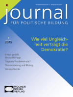 Wie viel Ungleichheit verträgt die Demokratie?: Journal für politische Bildung 1/2015