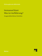 Was ist Aufklärung? Ausgewählte kleine Schriften: Ausgewählte Kleine Schriften