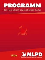 PROGRAMM: der Marxistisch-Leninistischen Partei