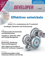 iX Developer - Effektiver entwickeln: Profi-Know-how zu DevOps, Continuous Delivery, Microservices und Docker