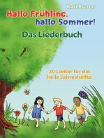 Hallo Frühling, hallo Sommer! 20 Lieder für die helle Jahreshälfte: Das Liederbuch mit allen Texten, Noten und Gitarrengriffen zum Mitsingen und Mitspielen