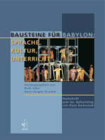 Bausteine für Babylon: Sprache, Kultur, Unterricht: Festschrift zum 60. Geburtstag von Hans Barkowski