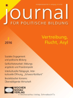 Vertreibung, Flucht, Asyl: Journal für politische Bildung 2/2016