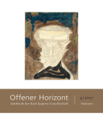 Offener Horizont: Jahrbuch der Karl Jaspers-Gesellschaft 4/2017