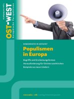 Populismen in Europa. Demokratie in Gefahr?: OST-WEST. Europäische Perspektiven 3/17