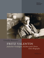 Fritz Valentin: Jüdischer Verfolgter, Richter und Christ. Eine Biografie