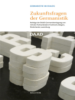 Zukunftsfragen der Germanistik: Beiträge der DAAD-Germanistentagung 2011 mit den Partnerländern Frankreich, Belgien, Niederlande, Luxemburg