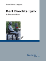 Bert Brechts Lyrik: Außenansichten