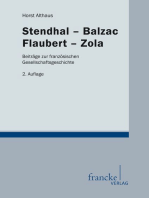 Stendhal-Balzac-Flaubert-Zola: Beiträge zur französischen Gesellschaftsgeschichte