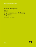 Ethik in geometrischer Ordnung dargestellt: Sämtliche Werke, Band 2. Zweisprachige Ausgabe