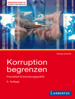 Korruption begrenzen