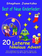 Best of Neue Kinderlieder - 20 Laterne Nikolaus Advent: Das Liederbuch mit allen Texten, Noten und Gitarrengriffen zum Mitsingen und Mitspielen