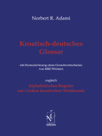 Kroatisch-deutsches Glossar