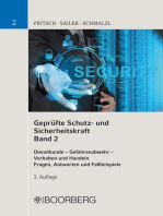 Geprüfte Schutz- und Sicherheitskraft: Band 2: Dienstkunde, Gefahrenabwehr sowie Einsatz von Schutz- und Sicherheitstechnik, Sicherheits- und serviceorientiertes Verhalten und Handeln,  Fragen, Antworten und Fallbeispiele