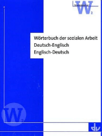 Wörterbuch der sozialen Arbeit: Deutsch-Englisch   Englisch-Deutsch